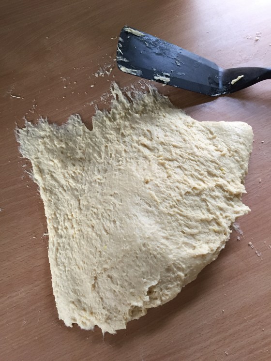 El blandibú mejorando por momentos. No pude hacer foto antes porque tenia las manos en la masa!